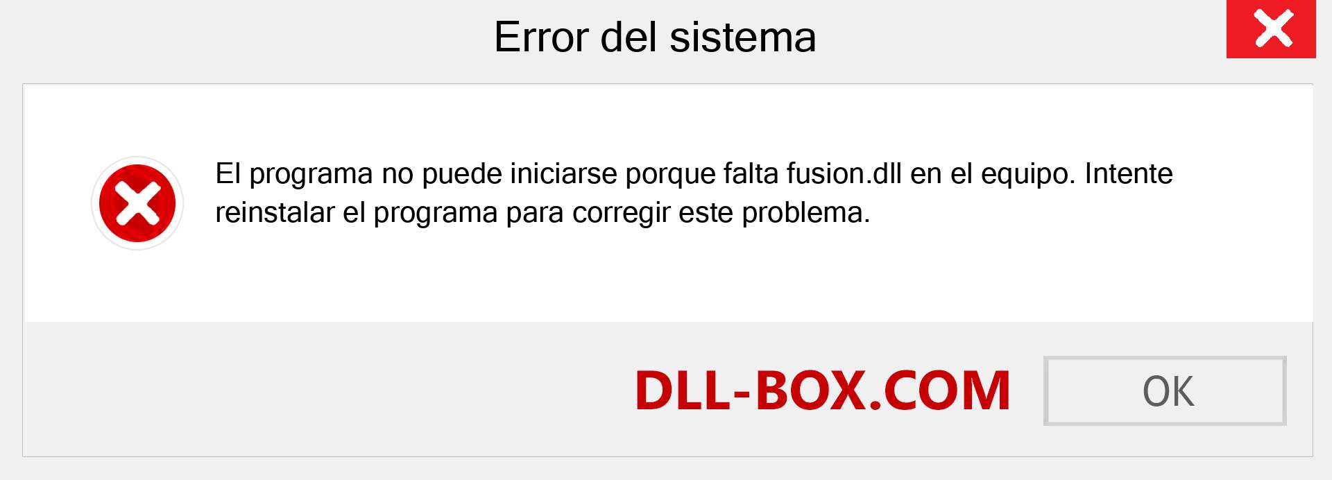 ¿Falta el archivo fusion.dll ?. Descargar para Windows 7, 8, 10 - Corregir fusion dll Missing Error en Windows, fotos, imágenes